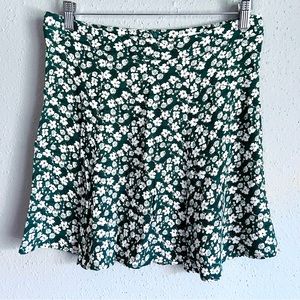 Reformation, Flounce Skirt, Green